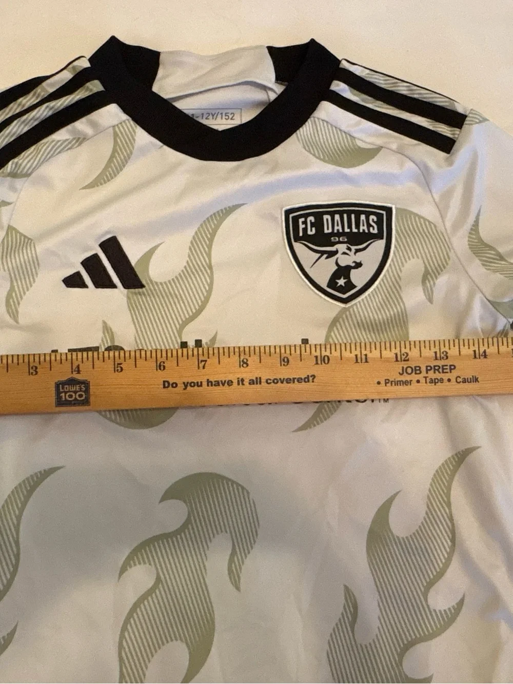 Adidas FC Dallas Youth Soccer Jersey 11-12Y 152 MLS Aeroready